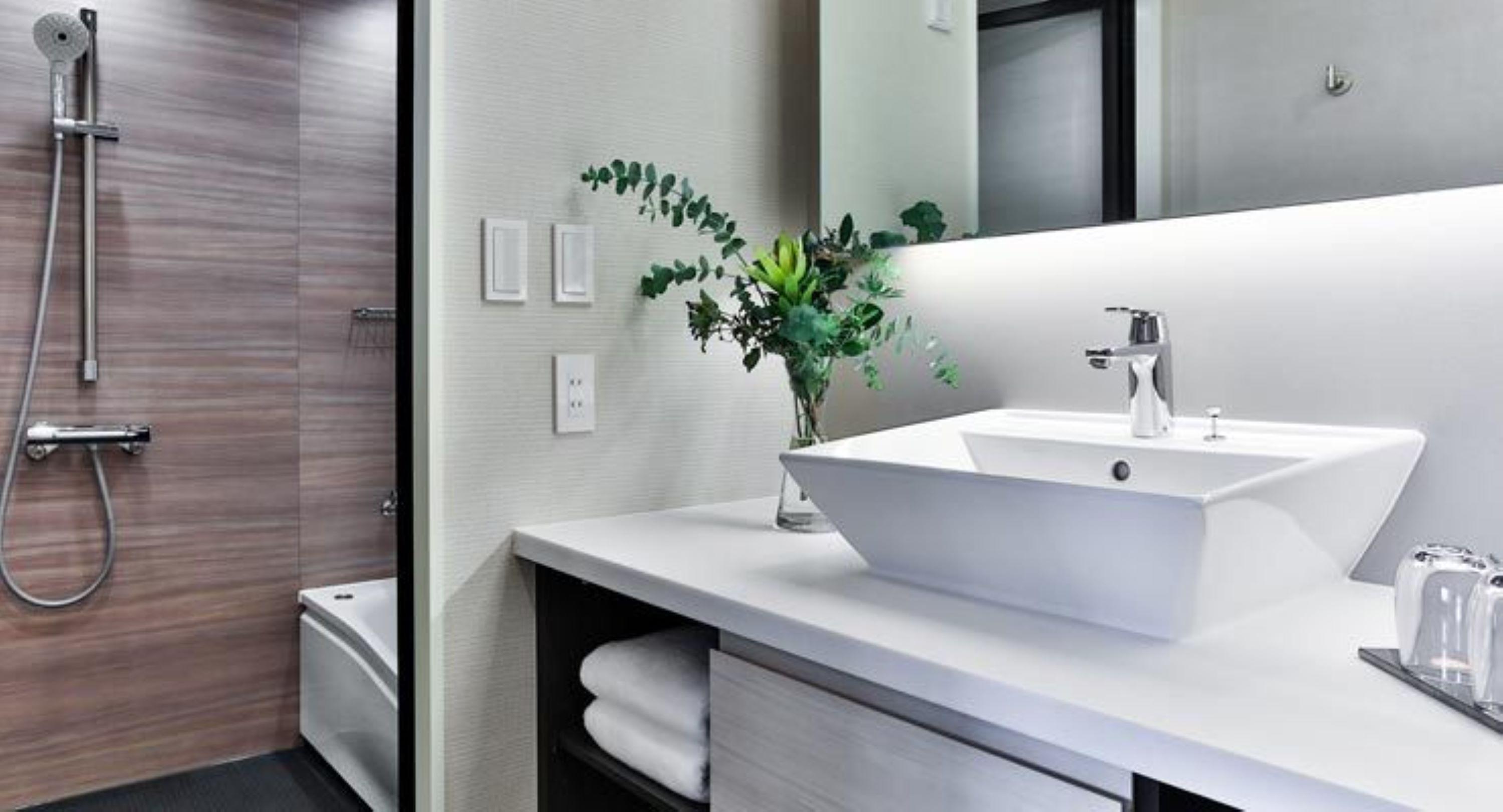 Oakwood Suites Yokohama Yokohama  Exterior foto Bathroom